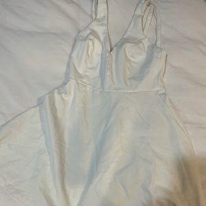 Lulu’s white skater dress